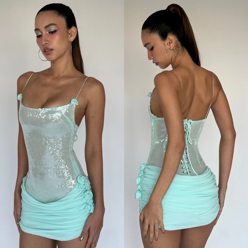 Cherie Attire NWT Gloria Sequin Mini